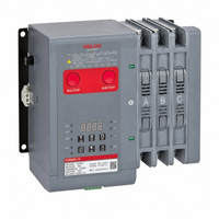 Commutateur de transfert automatique (ATS) triphasé double alimentation série Delixi CDQ6S avec RS485 et temps de transfert <100ms pour alimentation de secours d'urgence