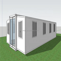 Grand-mère Appartement 20Ft 40Ft Luxe Moderne Préfabriqué Villa Isolé Portable Extensible Conteneur Maison 2 3 4 Chambre Mobile Petite Maison
