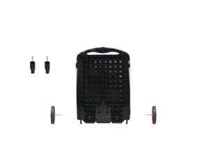 Pp Vier Wielen Draagbare Boodschappendienst Trolleys Opvouwbare Handkarren Gereedschap Pneumatisch Wielplatform Duurzaam Aluminium Zwart - Product Image 5