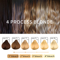 Poudre Décolorante Professionnelle Feiqu Série Hera 500g, Sans Poussière et Sans Ammoniac, Couleur de Cheveux pour Salon (Fabrication Italienne)