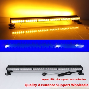Dépanneuse d'alarme de voiture 12V/24V avec aimant fort longue rangée jaune LED plafonnier clignotant accessoires extérieurs accessoire - Product Image 2
