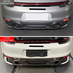 Kit de Mejora de Parachoques Trasero de Fibra de Carbono de Alto Valor 2019-2024, Ligero, Nuevo, para 911 Carrera S 4S 992 Exclusive - Product Image 2