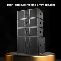 Speaker Line Array Profesional NB-212A Pasif Dual 12 Inch 3-Way 700W untuk Pertunjukan Luar Ruangan, Stadion, Konser, dan Panggung Audio