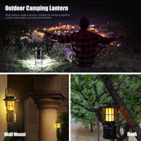 Nouvelle Lanterne de Camping Extérieure Haut de Gamme 2-en-1 2026 avec Haut-parleur LED Portable Sans Fil 10W Effet Flamme Étanche pour Terrasse