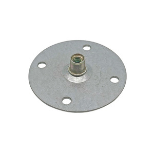 Wholesale Furniture Accessories Mounting Base Rectangle Round Customizable Shapes Plate Bracket for Furniture Legs - Product Image 1