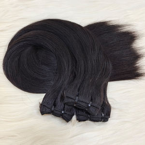 Alibaba, готовые к отправке товары, прямые натуральные пряди натуральных волос, пучки натуральных волос, лучшие сырые вьетнамские продукты для волос - Product Image 3