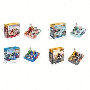 Juguete Educativo para Niños, Vehículo de Carreras con Rieles, Estacionamiento, Ciudad, Rescate, Pista de Carreras, Aventura - Product Image 2