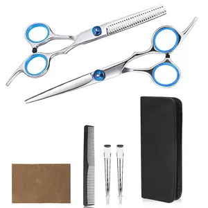 6 inch Pet Grooming Scissors Stainless Steel Cats Hair dressing haircut scissors for salon