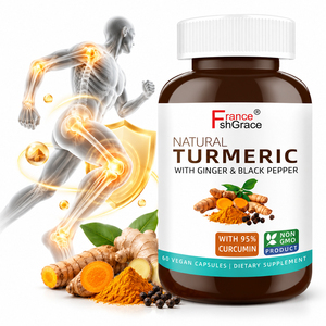 Complément Premium Shecome Curcuma Curcumine avec Extrait de Poivre Noir pour la Santé des Articulations – Capsules de Curcuma Curcumine pour Adultes - Product Image 1