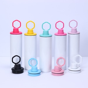 Bouteille d'eau sport isotherme personnalisée en acier inoxydable 304 de 20 oz, tasse cadeau écologique, isolation thermique de 6 à 12 heures - Product Image 1