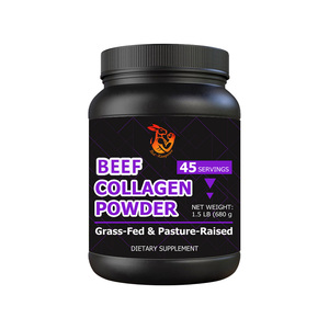 Suplemento de Belleza de Alta Calidad, Colágeno en Polvo de Ganado Alimentado con Pasto para Blanquear la Piel, Ayuda a Reducir las Líneas Finas, Colágeno de Res en Polvo - Product Image 1