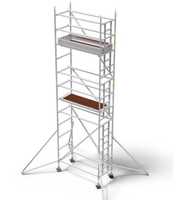 Offre Spéciale échafaudage en aluminium d'échelle de système d'échafaudage de 6m 8m 12m pour la plate-forme de tour de construction