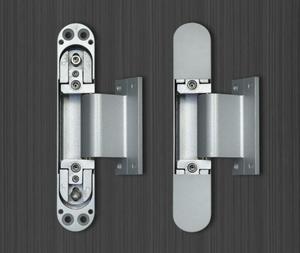 Hỗ trợ 80kg Heavy Duty cửa hợp kim kẽm 3D có thể điều chỉnh vô hình che giấu <span class=keywords><strong>180</strong></span> độ mở thiên thần cửa bản lề - Product Image 2