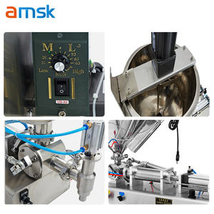 蜂蜜混合充填機全自動定量食用油計量シロップビール粘性液体充填機 - Product Image 5