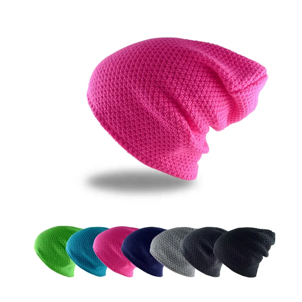 Cheap Warm Winter Sports Beanie Hats Custom Toque Solid Color Knit Hat Custom logo Black Gold Unisex Cap