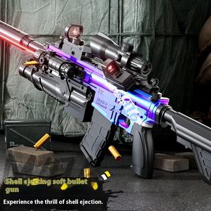 Simulación de <span class=keywords><strong>Rifle</strong></span> de asalto de acción de perno Manual M416 para pistola de juguete, <span class=keywords><strong>Rifle</strong></span> ametrallador de expulsión de bala suave para niños para jugar - Product Image 5