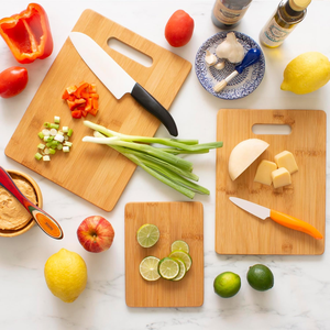 Juego de tablas de cortar de bambú de 3 piezas de bambú de Venta caliente tamaños surtidos de tablas de cortar de <span class=keywords><strong>madera</strong></span> de bambú para Cocina - Product Image 6