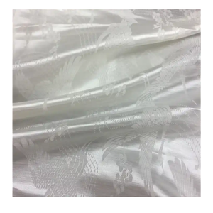 Tela de brocado Jacquard de <span class=keywords><strong>seda</strong></span> pura 100%, patrón bordado de mezcla de <span class=keywords><strong>seda</strong></span> de <span class=keywords><strong>lino</strong></span>, tela de <span class=keywords><strong>seda</strong></span> inspirada en la naturaleza - Product Image 1