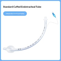 Tube endotrachéal vétérinaire d'urgence pour animaux de compagnie, avec manchon, pour anesthésie et intubation trachéale en milieu hospitalier pour petits animaux