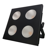 Projecteurs LED COB 4 yeux ZY 4x100W 3300K-5300K blanc chaud, contrôle DMX512, CRI 90 élevé pour éclairage de scène de mariage et de théâtre