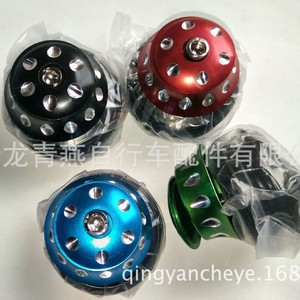 Aluminum Alloy Bicycle <b>Headset</b> <b>Spacer</b> 44mm Teardrop Design Lightweight Front Fork Accessory Black Red Blue Green - Product Image 3