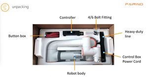 Robot de soudage à roue en acier doux FR5 FAURNO avec poignée ergonomique, plateforme de soudeuse MIG/MAG robuste, moteur PLC 1 kW - Product Image 5