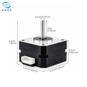 มอเตอร์สเต็ปเปอร์ <span class=keywords><strong>Nema</strong></span> <span class=keywords><strong>17</strong></span> ขนาด 23 มม. สำหรับเครื่องพิมพ์ 3 มิติ Titan Extruder 1.8 องศา 1.5A 2 เฟส 4 สาย จากซัพพลายเออร์ 42 - Product Image 1