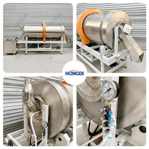 Heavy-duty drum mixer for powder and flour processing with food-grade design - Product Image 5