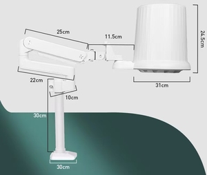 Table Dust Collector for Nails Huge Size Strong Absorption Top Quality Salons Desktop Extractor - Product Image 5