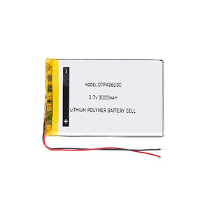 426090 Batería de Iones de Litio de 3000mAh 3.7V, Personalizada de Fábrica, Recargable, de Alta Capacidad, Celda de Polímero Lipo - Product Image 2