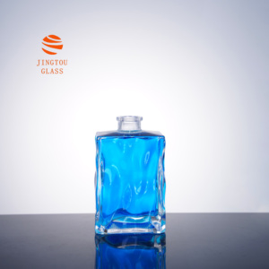 Botella de Vino de Vidrio Transparente Cuadrada de 1000 ml con Cuello Corto y Tapón de Vidrio, Apta para Whiskys, Brandy y <span class=keywords><strong>Vodka</strong></span> - Product Image 4