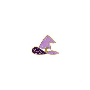 2022 Hot Sale Cartoon Halloween Witch <b>Hat</b> Wizard Premium Enamel Lapel <b>Pin</b> Brooch Badge - Product Image 6