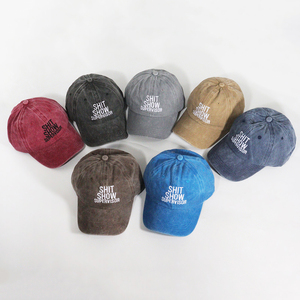 10 pezzi MOQ produttore ricamo Logo cappellino da papà all'ingrosso cappello da Baseball in cotone lavato alla moda cappello da papà personalizzato non strutturato - Product Image 5