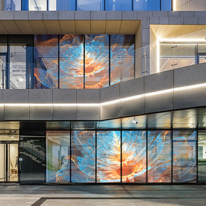 3D Video <span class=keywords><strong>media</strong></span> <span class=keywords><strong>player</strong></span> LED phim Màn hình LED pha lê Màn hình phim siêu mỏng Màn hình LED cho cửa sổ cửa hàng - Product Image 5