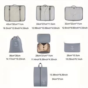 Set Breathable Mesh Premium <b>Storage</b> Bags for Travel Essentials - Product Image 6