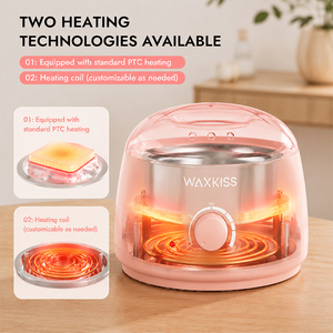500ml hair removal wax warmer Mechanical temperature control wax <b>heater</b> professional Private label hard wax warmer - Product Image 6