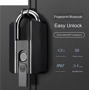 Bán buôn vân tay thông minh ổ khóa ngón tay in ổ khóa với Keyless thích hợp cho phòng tập thể dục sinh trắc học Locke và lưu trữ thông minh ổ khóa - Product Image 2