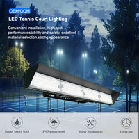 Projecteur LED pour terrains de tennis et de padel extérieurs avec driver MOSO pour le jeu nocturne, éclairage modulaire pour terrains sportifs IP66 ETL DLC