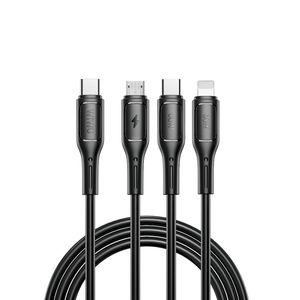 WiWU 60W 1M TPE 60HZ USB C Câble micro de données 5A <span class=keywords><strong>iPhone</strong></span> pour Samsung Mobiles Tablettes Ordinateurs Chargement USB Fonction d'alimentation OEM ODM - Product Image 2