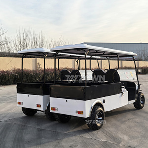 White 2 Passenger Utility Golf Cart Large Extended Cargo <b>Box</b> Off-Road Tires <b>For</b> Factory Park Daily Goods Transport Vehicle - Product Image 5