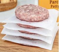 Papier de spécialité Fabricant de papier ciré enduit anti-graisse antiadhésif Pâte à papier Patty Feuille de papier séparant les hamburgers Biscuits Utilisation alimentaire