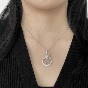 Carline Sang Trọng Tốt Thiết Kế Động Vật Panther Zirconia 18K Vàng Rhodium Mạ 925 Sterling Bạc CNC Mặt Dây Chuyền Dây Chuyền Trang Sức - Product Image 2