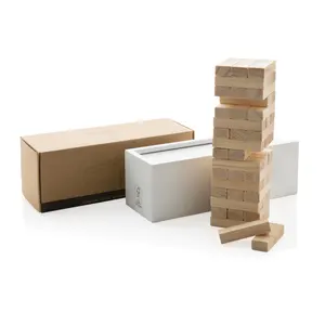 Jeu de tour de blocs en bois à faire tomber, gadgets durables - Product Image 4