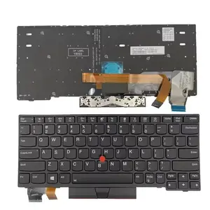 Clavier d'ordinateur portable pour ordinateur portable Lenovo x280 US Nouveau clavier personnalisé d'usine 100%