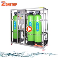 100LPH 200 LPH 500L 1000L H 1000LPH 2000 l 2 Ton 5000 GPD Mesin Pemurni Air Membran RO Sistem Filter Plant Reverse Osmosis