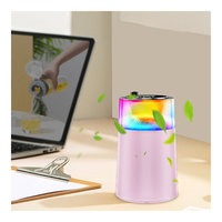 Diffuseur d'arômes intelligent automatique miniature haut de gamme rechargeable par USB, électrique, sans eau, décoratif, portable pour l'extérieur