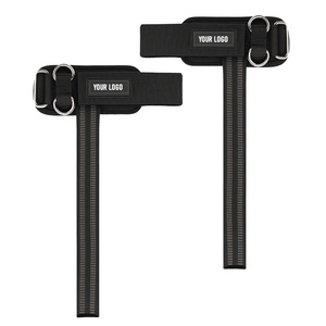 Non-Slip Wrist <strong>Straps</strong> Cuff <strong>Lifting</strong> <strong>Straps</strong> D Ring <strong>for</strong> Weightlifting Deadlifting - Product Image 1