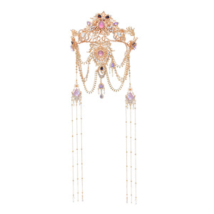Bande de cheveux de déesse couronne diadème elfe cheveux ornements coiffure rétro costume <span class=keywords><strong>chinois</strong></span> accessoires western - Product Image 3