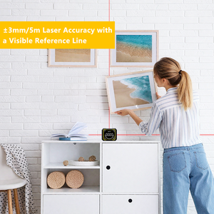 Лазерный уровень и цифровой угломер KeFvoer MG16C, 1 шт. (минимальный заказ), с поворотом на 360°, литиевая батарея 3.7В 1000мАч, двусторонняя магнитная основа - Product Image 6