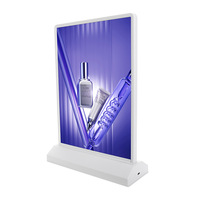 Caja de Luz para Exhibición en Ventana, Marco para Póster A4 A5 de ABS+PMMA, Ultra Delgado, Publicitario, Recargable, con Luz LED Blanca de 10000K, 2 Años de Garantía